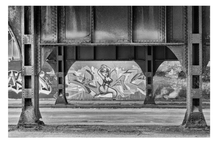 Skyway Viaduct #33 - Fine Art Black and White Print