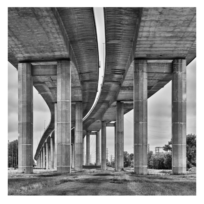 Under I-75, Interstate #43 - B&W Museum Quality Print