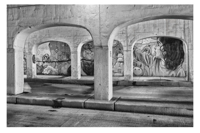 Viaduct #31, Large format B&W museum quality photographic print