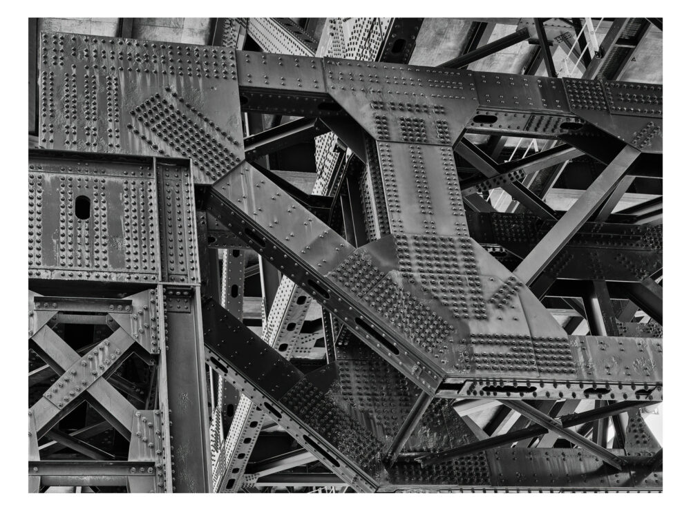 Under the Skyway #13 - Archival Quality Industrial Black and White Print
