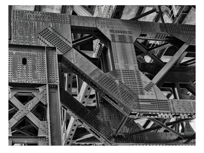 Under the Skyway #13 - Archival Quality Industrial Black and White Print