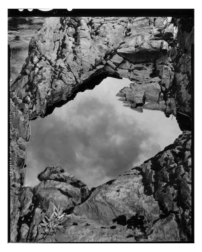 Reflecting an Ominous Cloud, Museum Quality Fine Art Print "Reflecting an Ominous Cloud" is offered as a limited edition, fine art black and white photographic print. I captured this subject in 4x5 film with an Ebony 4x5 view camera and 135mm APO Rodenstock Sironar S APO lens in the Upper Peninsula of Michigan.
