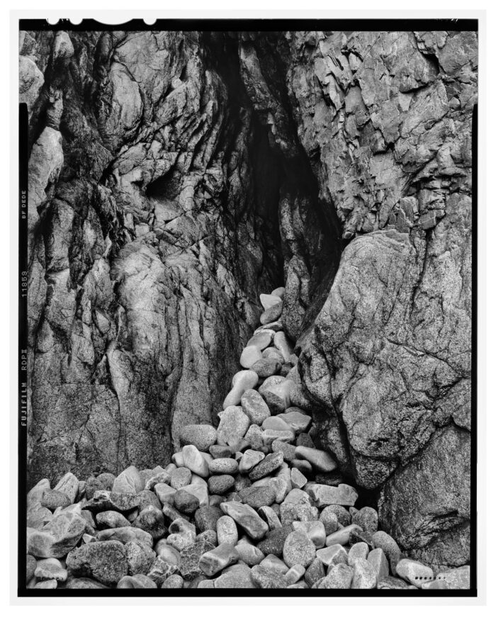 Rock Flow #4, Acadia NP in B&W - Museum quality photographic print