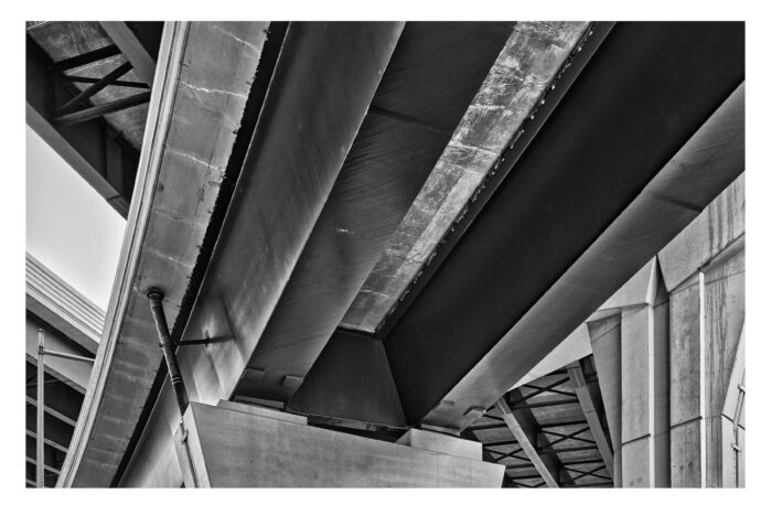 Organized Chaos #15 I-94 | B&W Archival Photographic Print