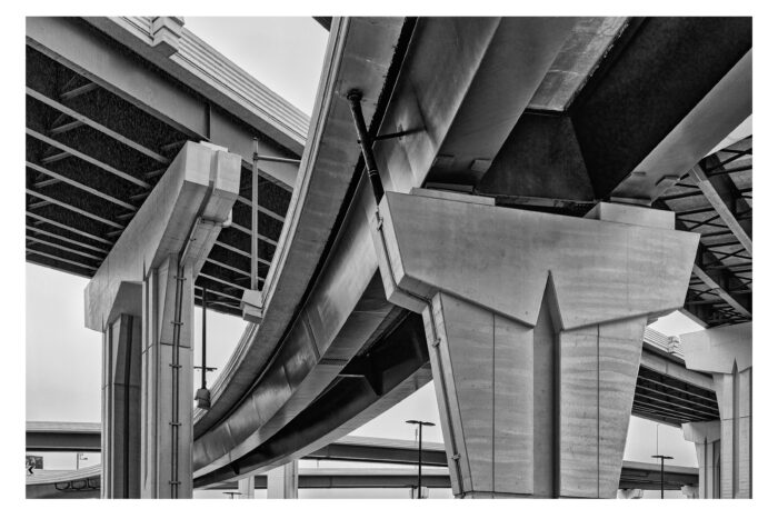 Organized Chaos #5 I-94 | Black and White Museum Quality Print