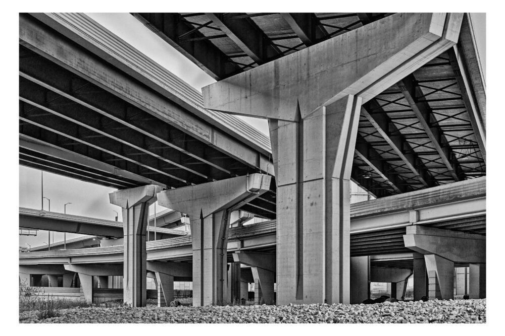 Organized Chaos #1 I-94 | Black and White Museum Quality Print