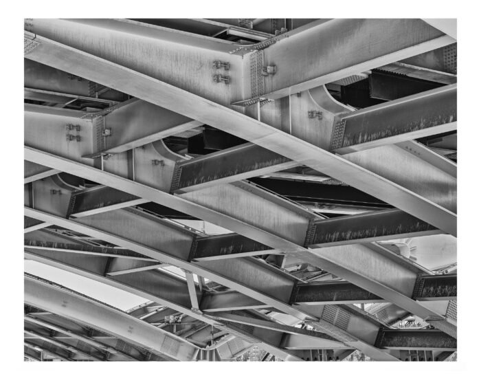Interstate 90 Bridge #48, Fine Art Black and White Photographic Print