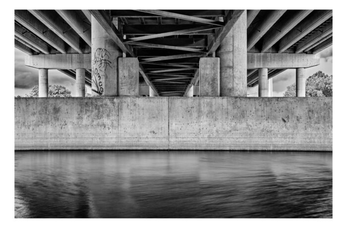 Under Interstate 90 #11 - Fine Art Black and White Print - Black and White Fine Art Print