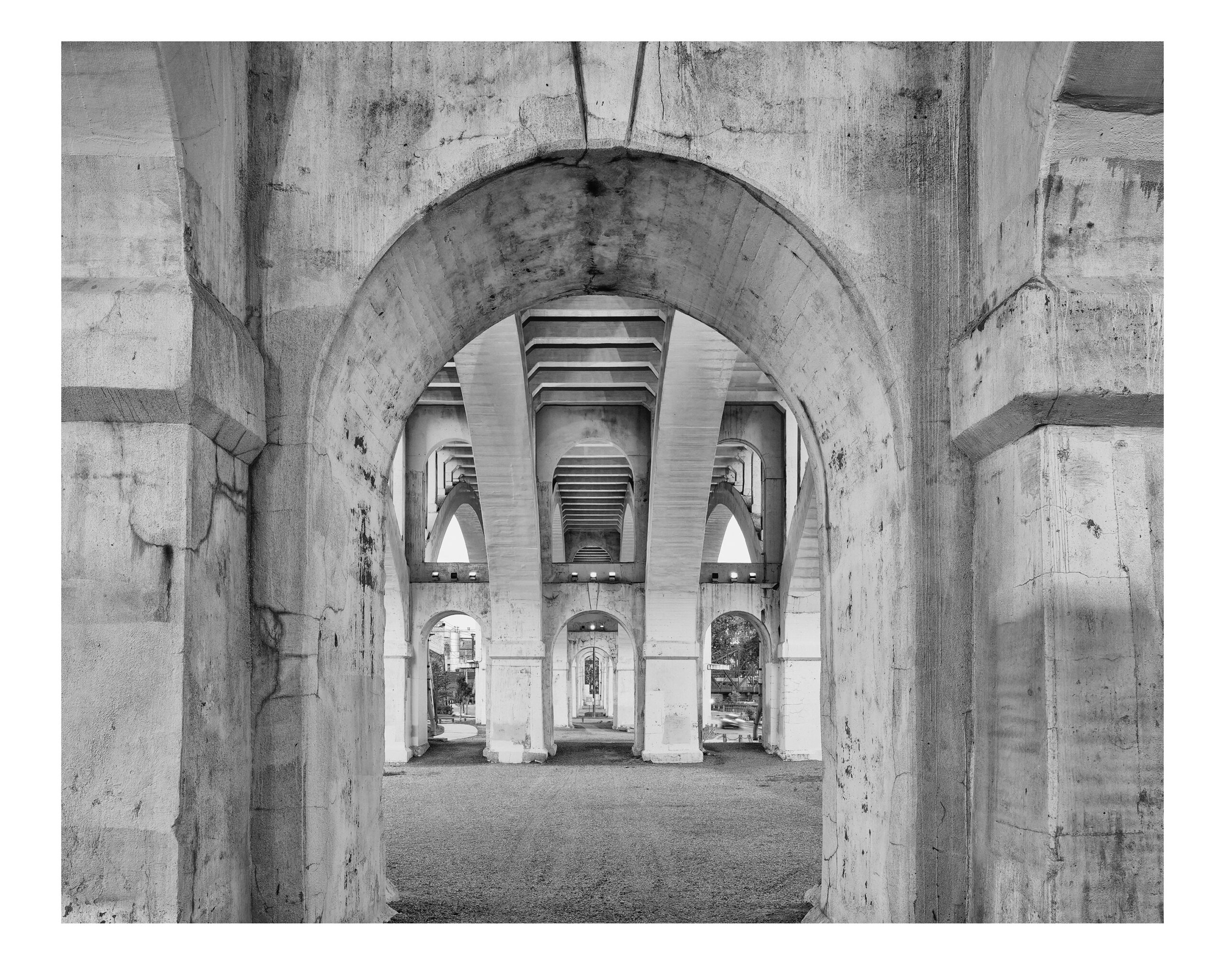 Detroit Avenue Bridge #7 - Fine Art Black and White Print