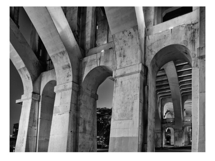 Detroit Avenue Bridge #9, Fine Art Black and White Photographic Print