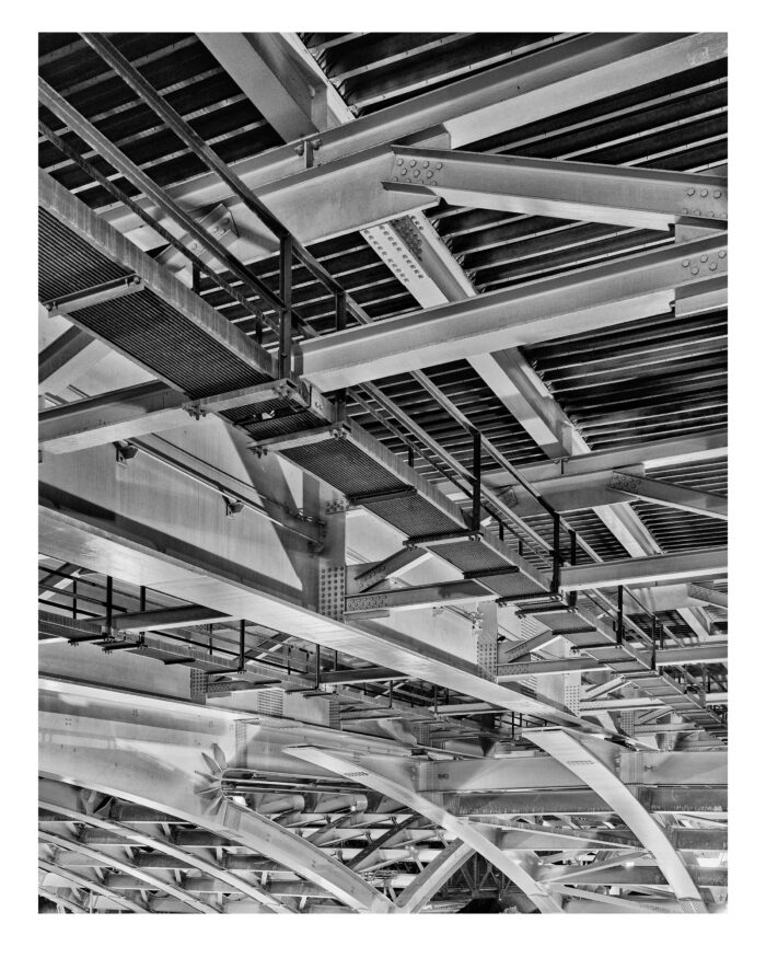 Interstate 90 Bridge #49, Fine Art Black and White Photographic Print