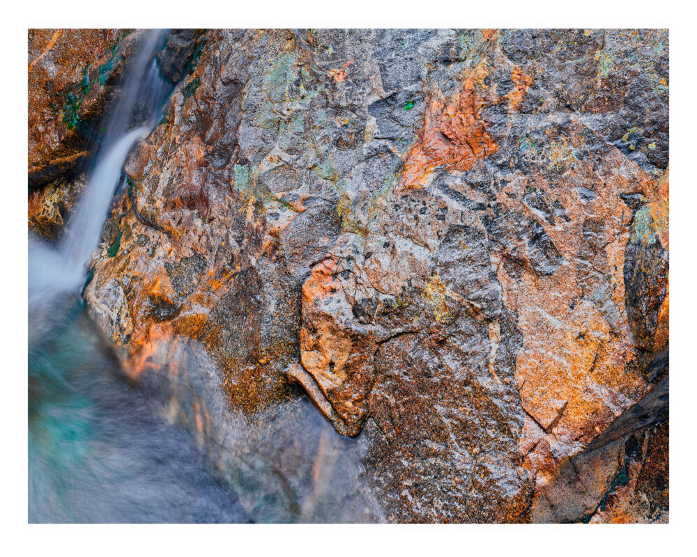 Granite and Water Flow - Pemigewasset River #14 The Basin Franconia Notch, NH Fine Art Print
